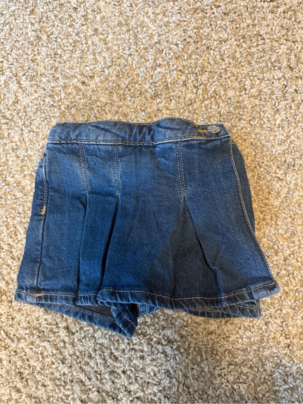 GAP Denim Baby Skort in Dark Blue